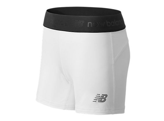 Women's NBW Compression Short, White image number 0