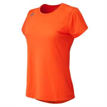 Women's Short Sleeve Blazing Yellow Sports T-Shirt SALOMON Agile 