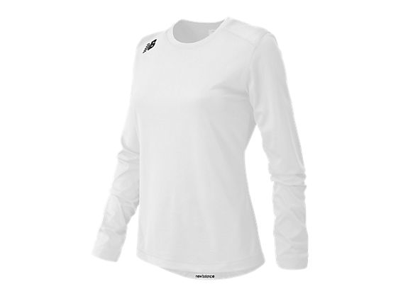 Long Sleeve Tech Tee, White image number 0