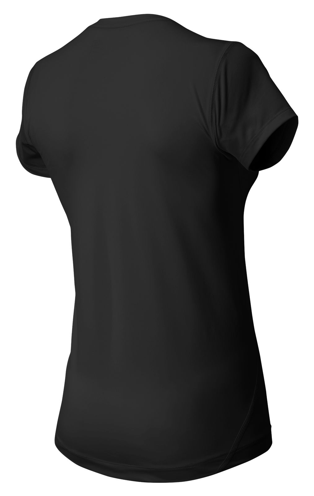 Women's NBW Short Sleeve Compression Top, Team Black image number 1