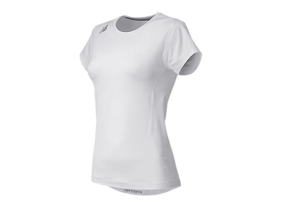 Women's NBW Short Sleeve Compression Top, White image number 0