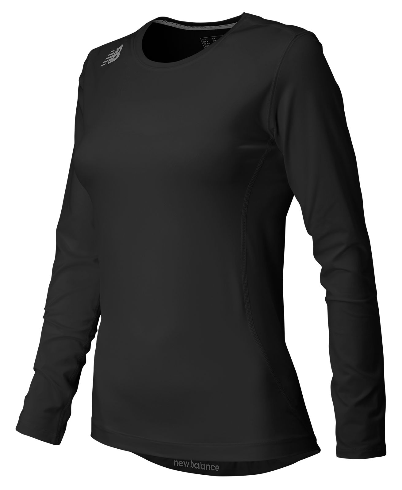 Women's NBW Long Sleeve Compression Top, Team Black image number 0