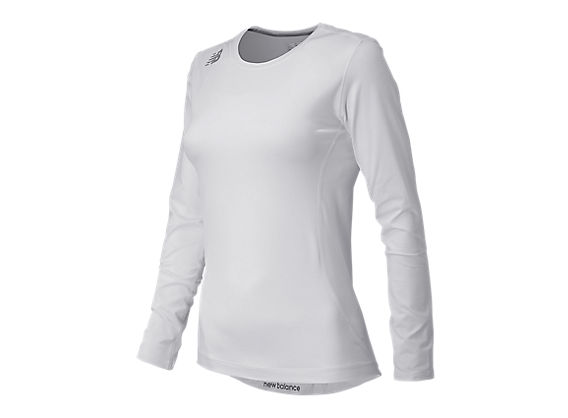 Women's NBW Long Sleeve Compression Top, White image number 0