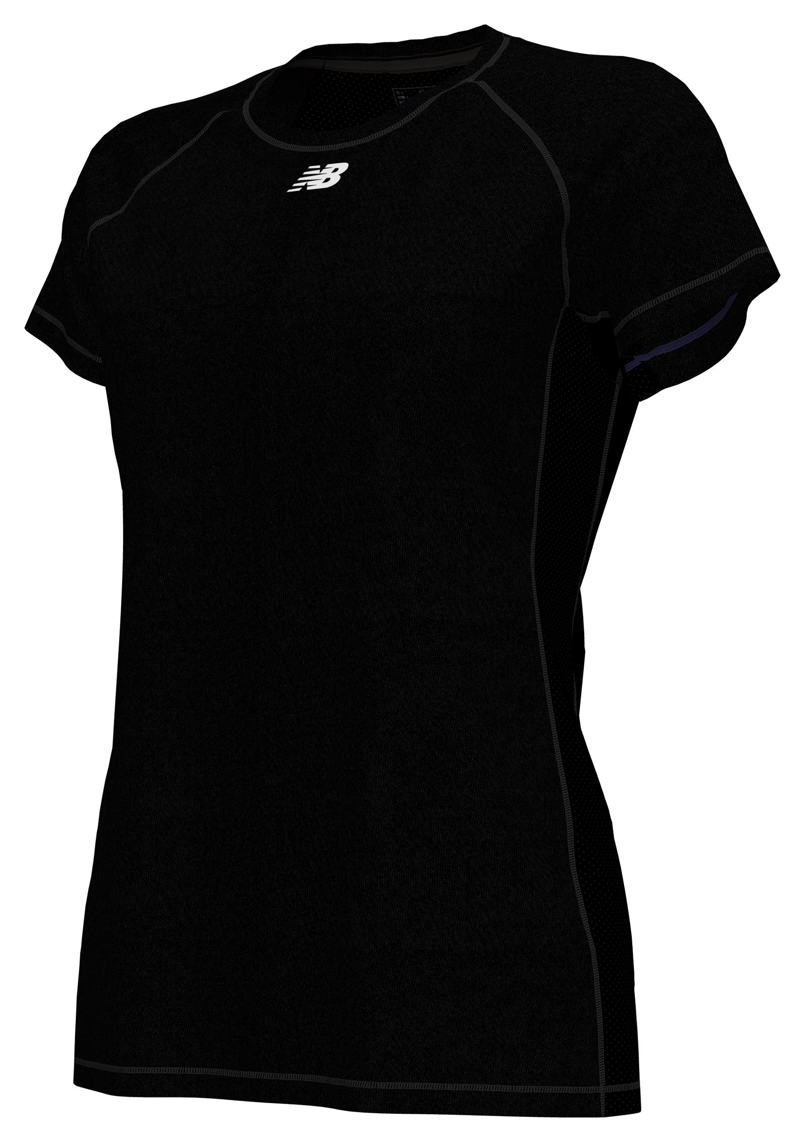 New Balance Relentless Heathertech Cropped T-Shirt Dömu - Sportís.is