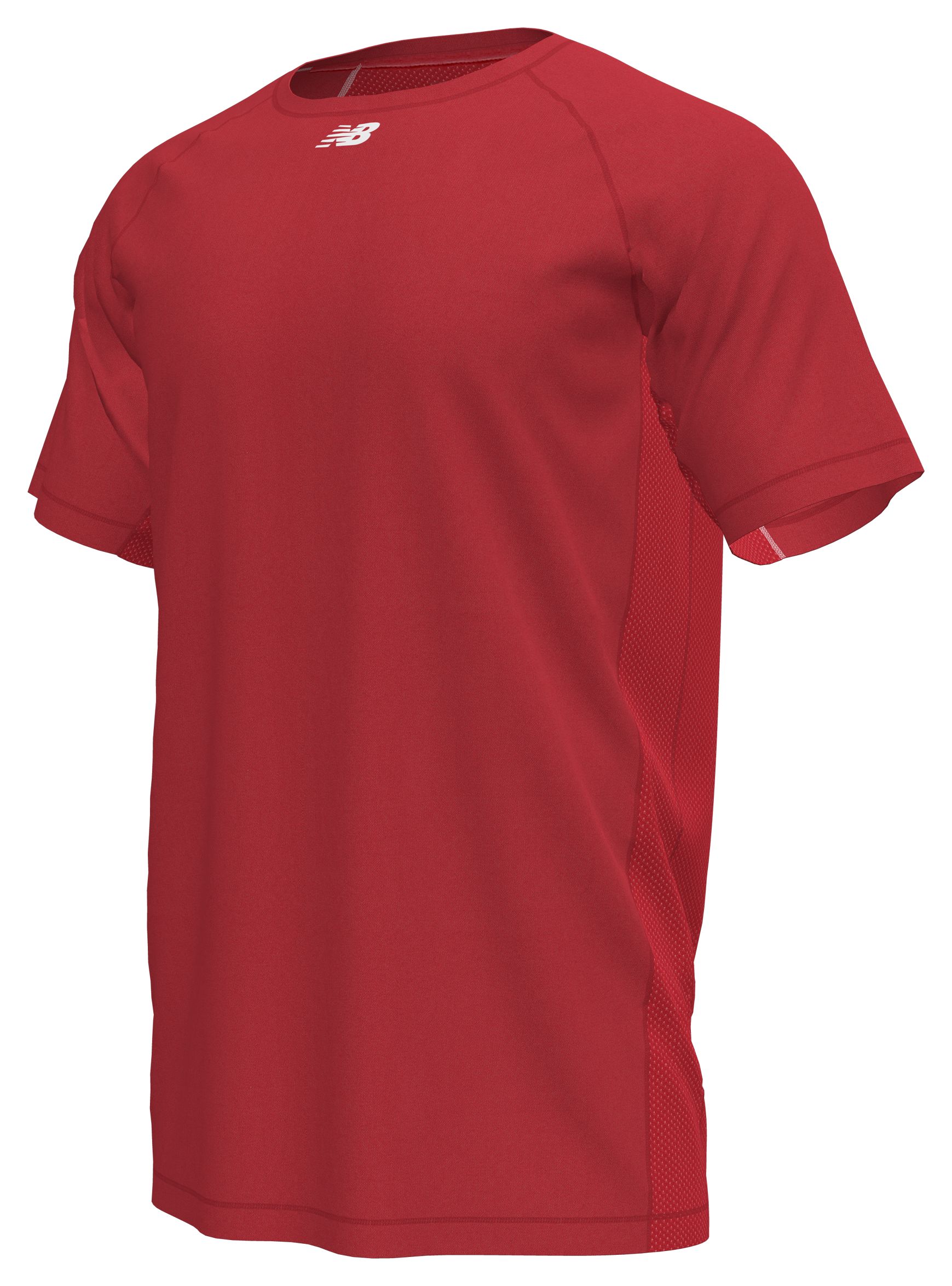 Tek Gear Shirt Dry Tek Men’s Activewear Performance Short Sleeve Red Black  Small