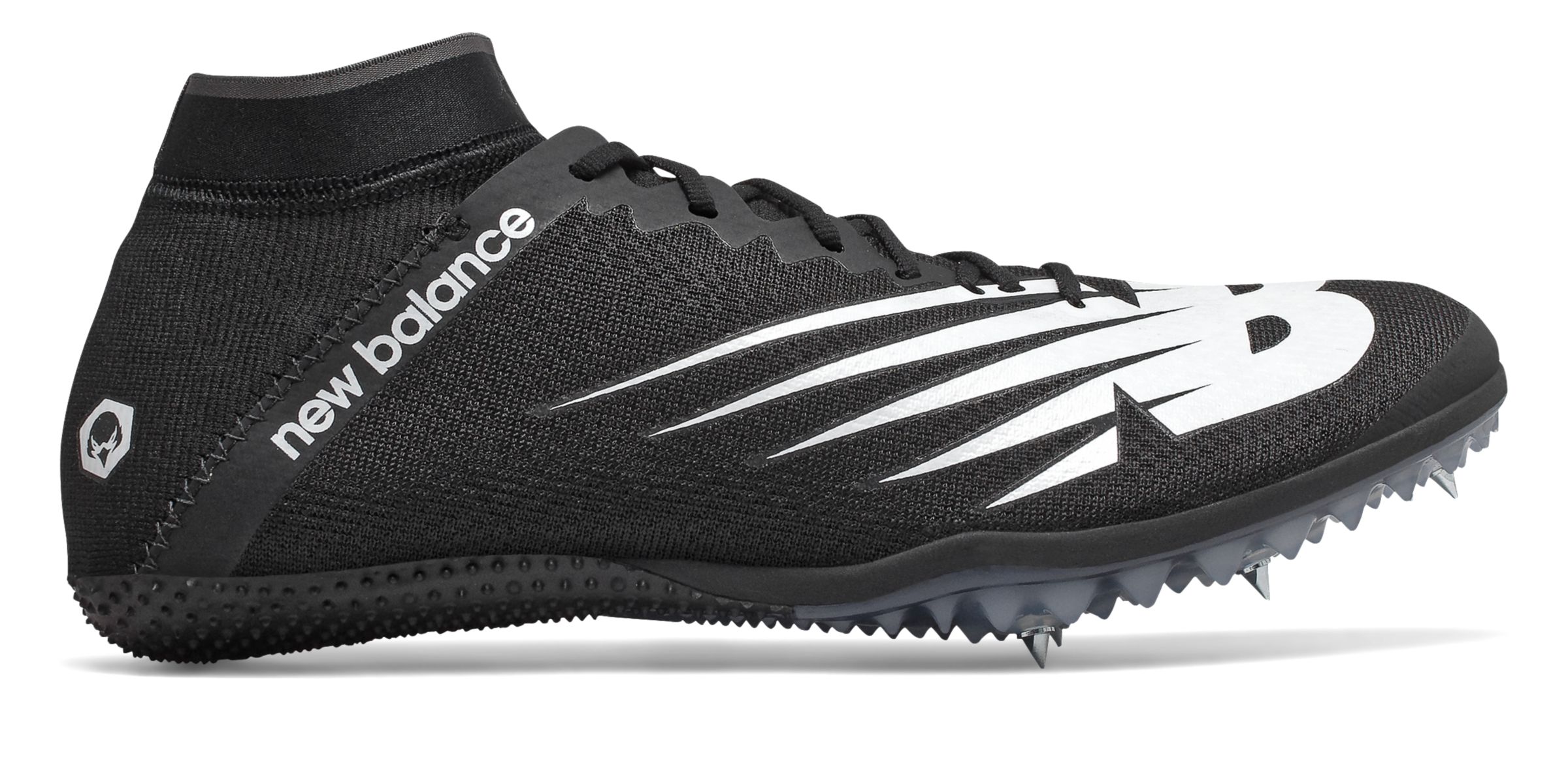 Black & White Sprint Track Spikes