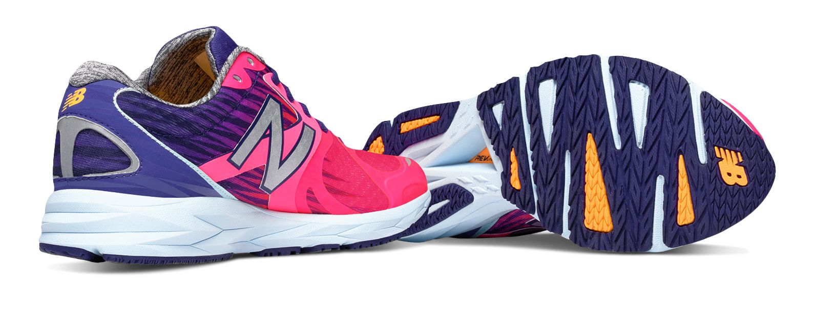 Women's 1400v4, Purple with Blue image number 2