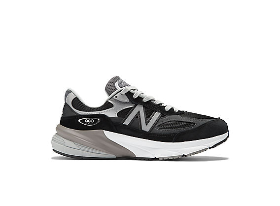 Made in USA 990v6, Black with White