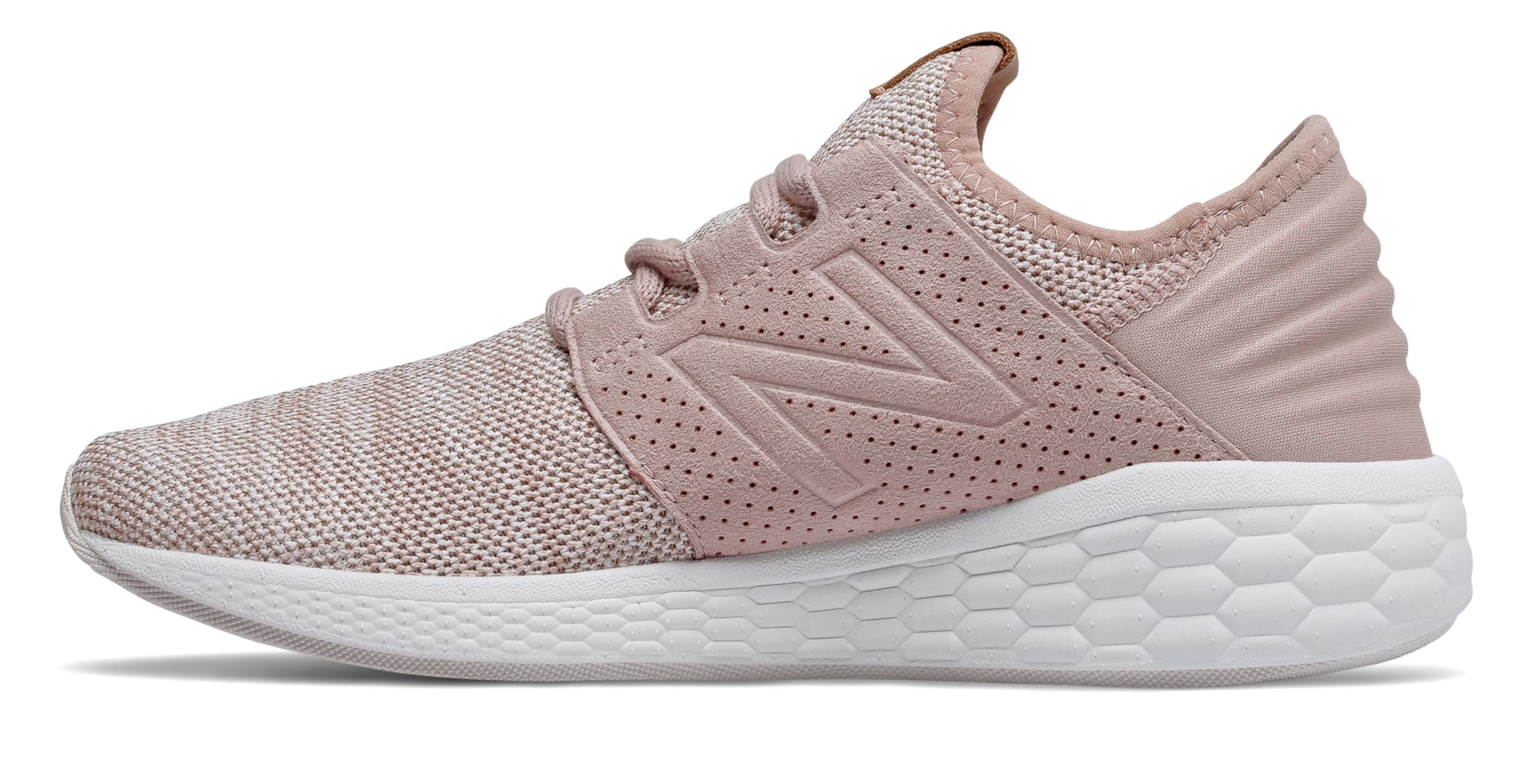 Fresh Foam Cruz v2 Knit, Pink Mist with White image number 1