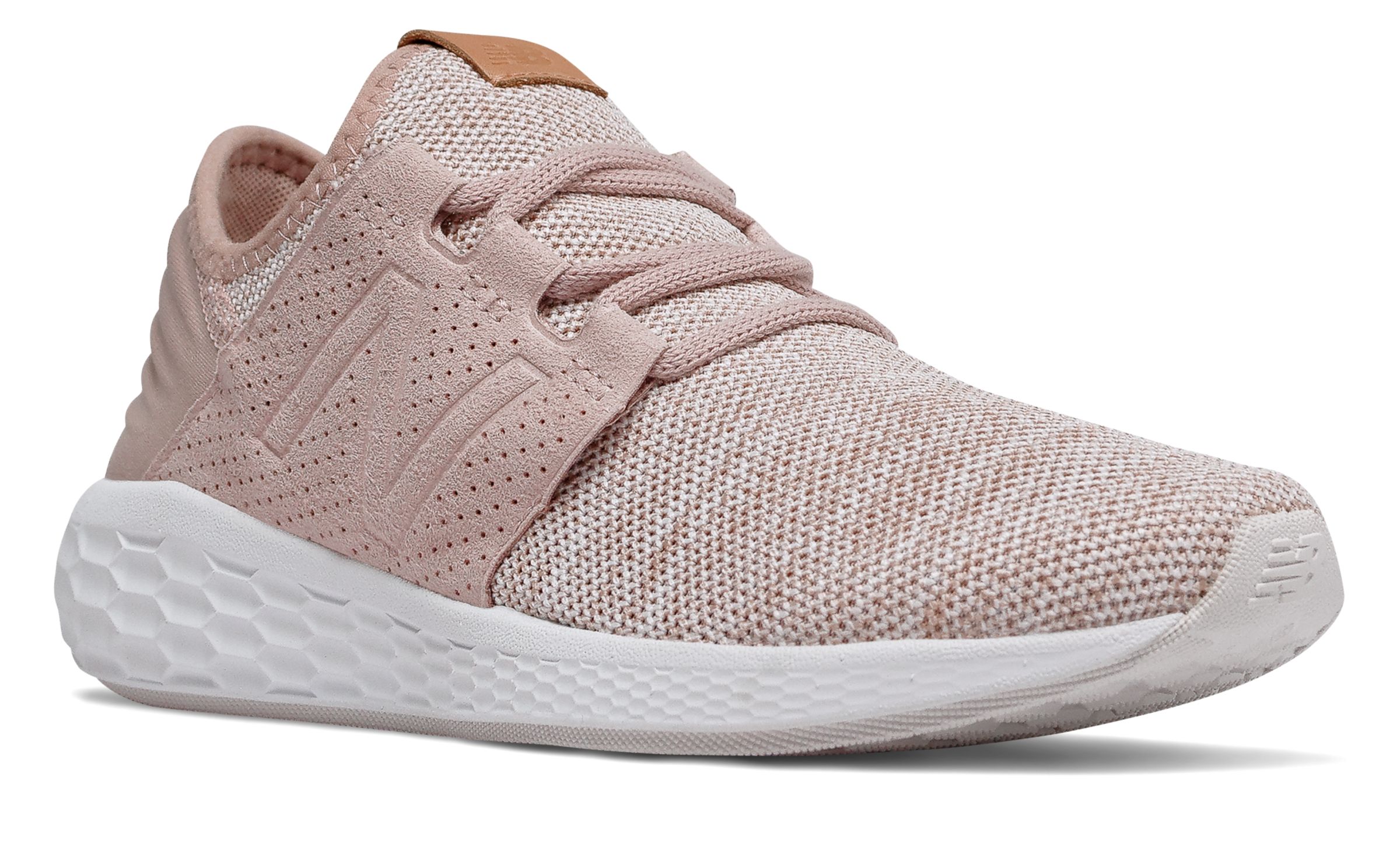 Fresh Foam Cruz v2 Knit, Pink Mist with White image number 3