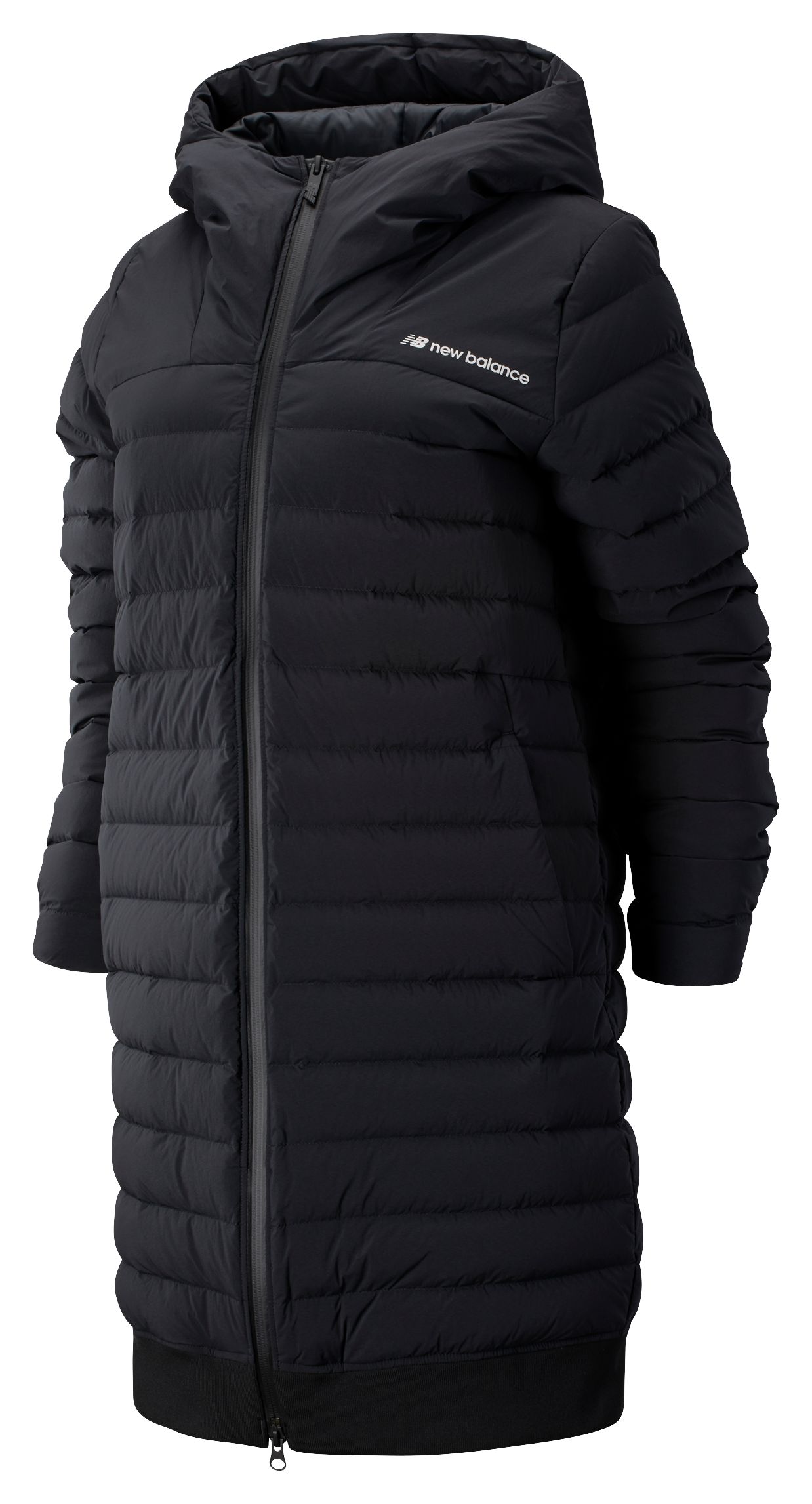 new balance long padded jacket