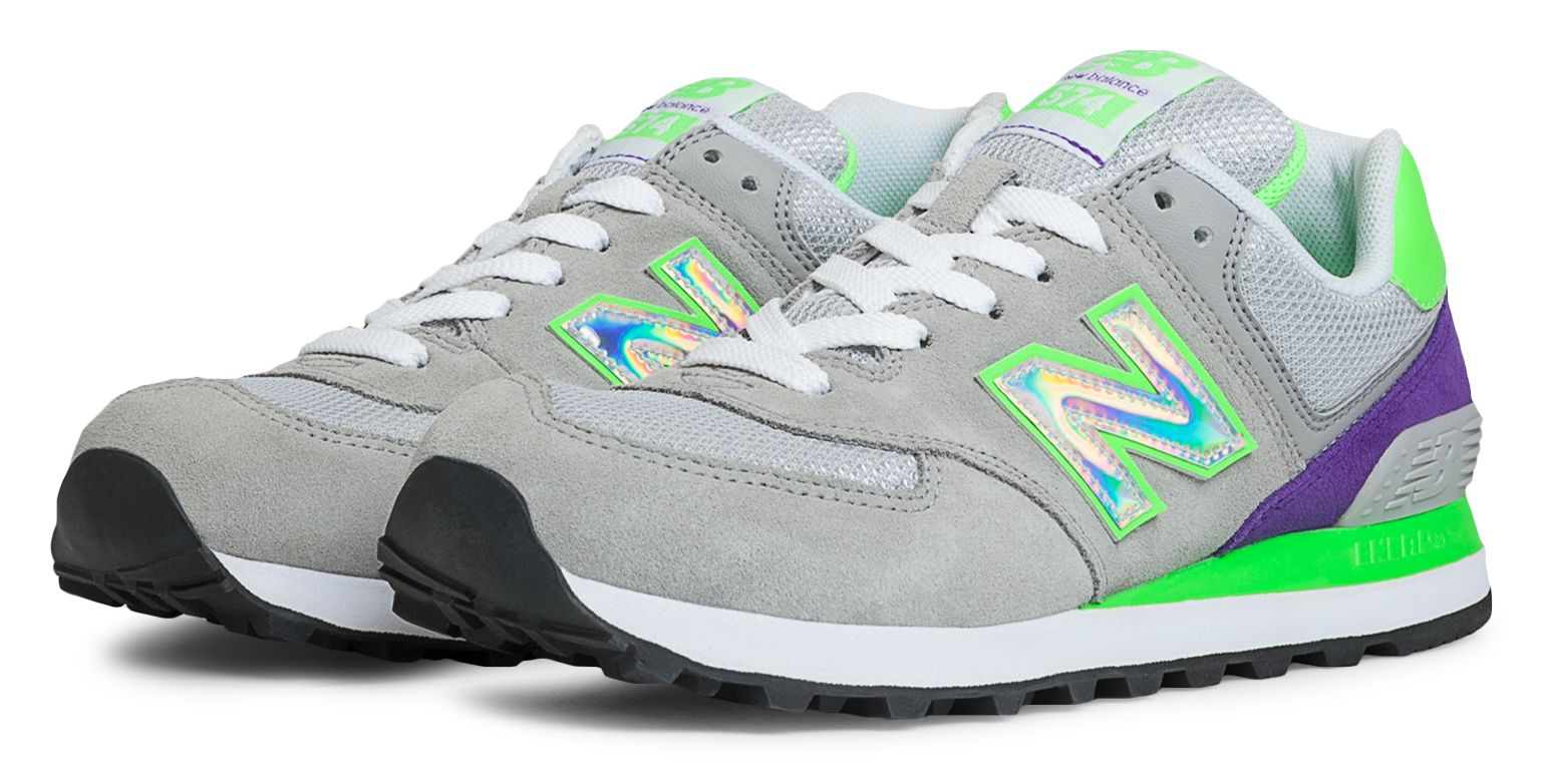 new balance 574 holographic