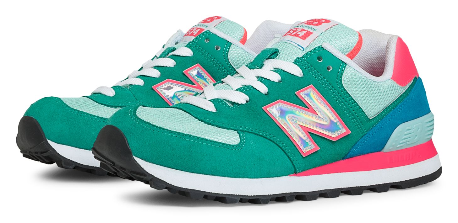 new balance 574 holographic