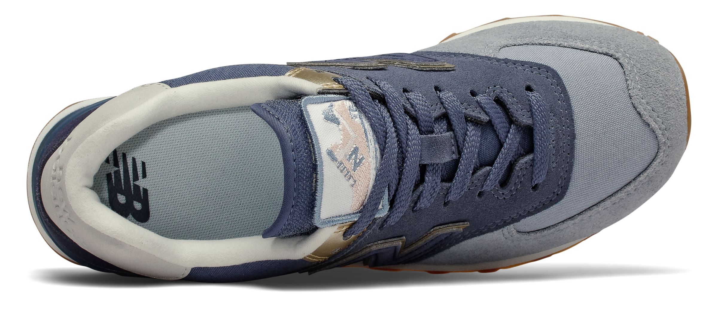 new balance 574 metallic patch