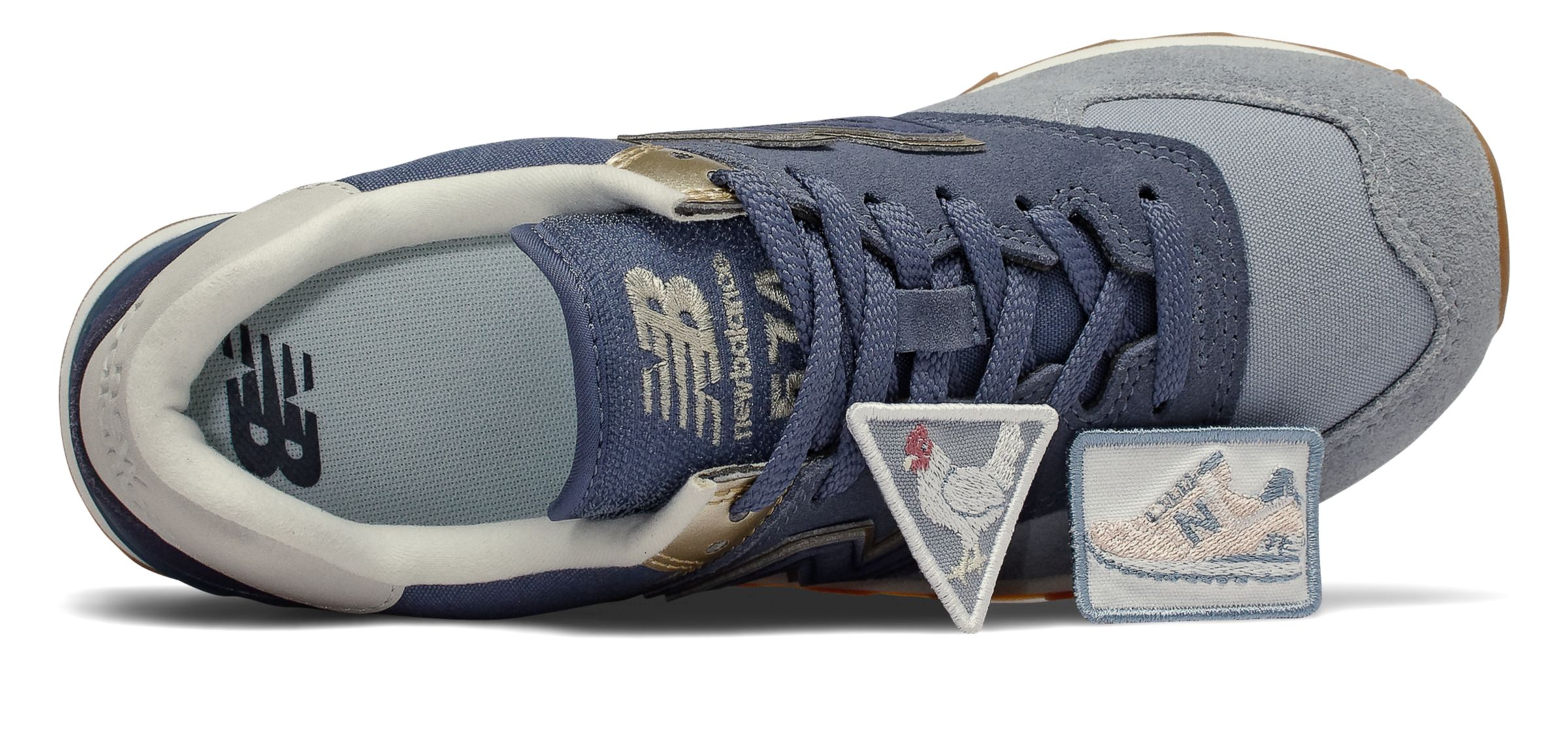 new balance metallic patch