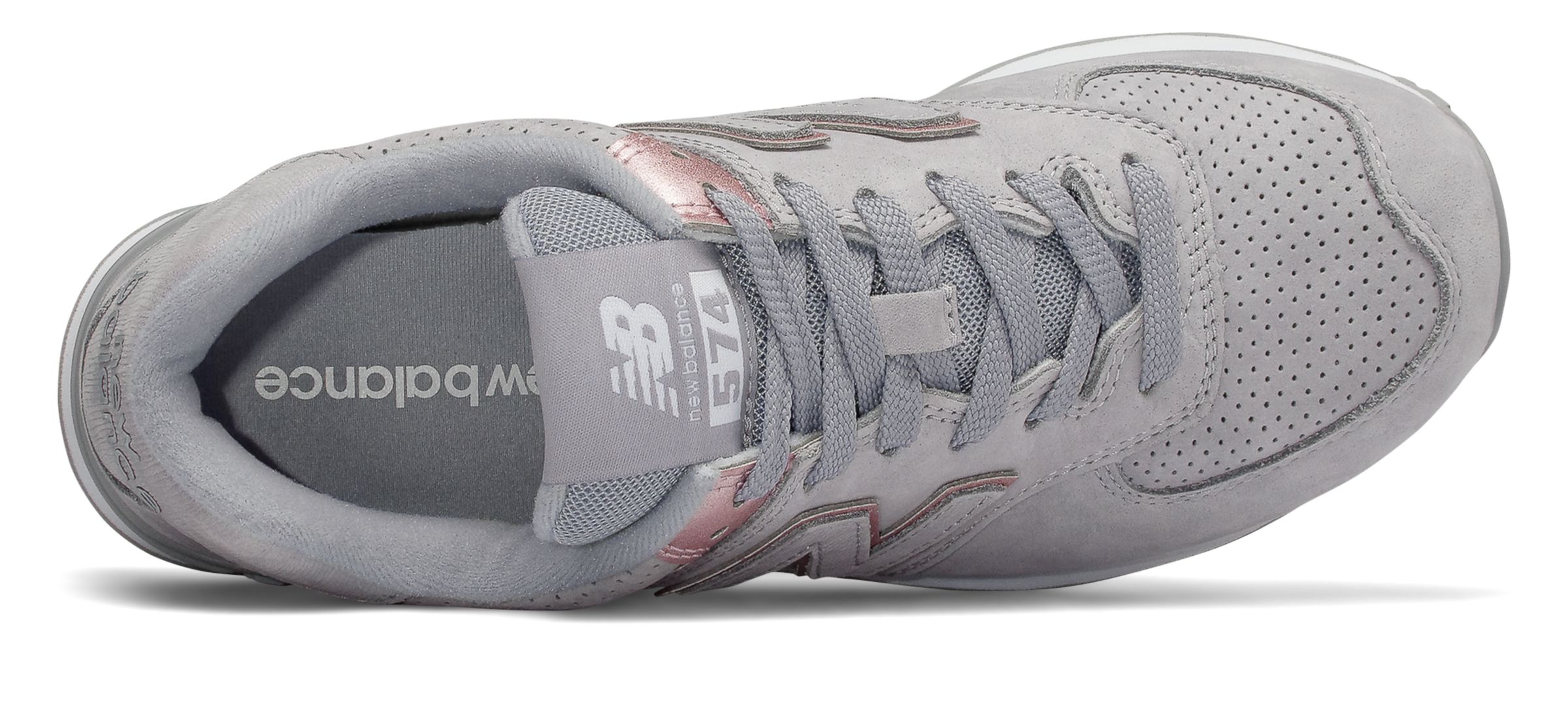 new balance 574 polished nubuck