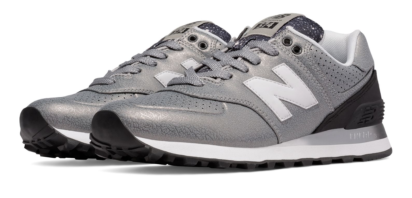 new balance 574 gradient silver