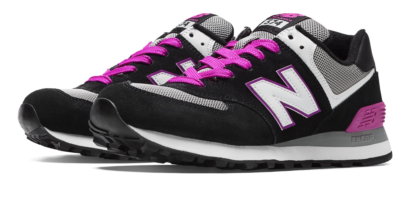 new balance wl574 w schuhe pink