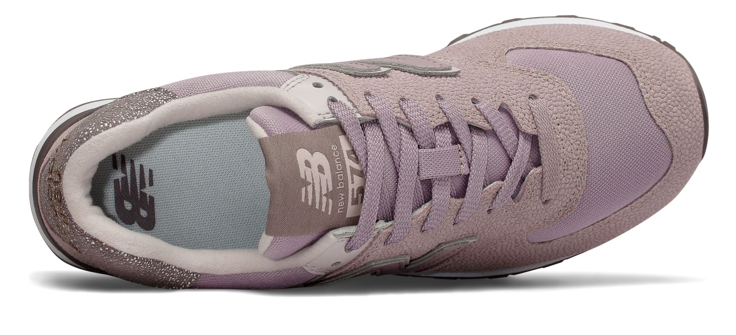 new balance women's 574 pebbled casual sneakers