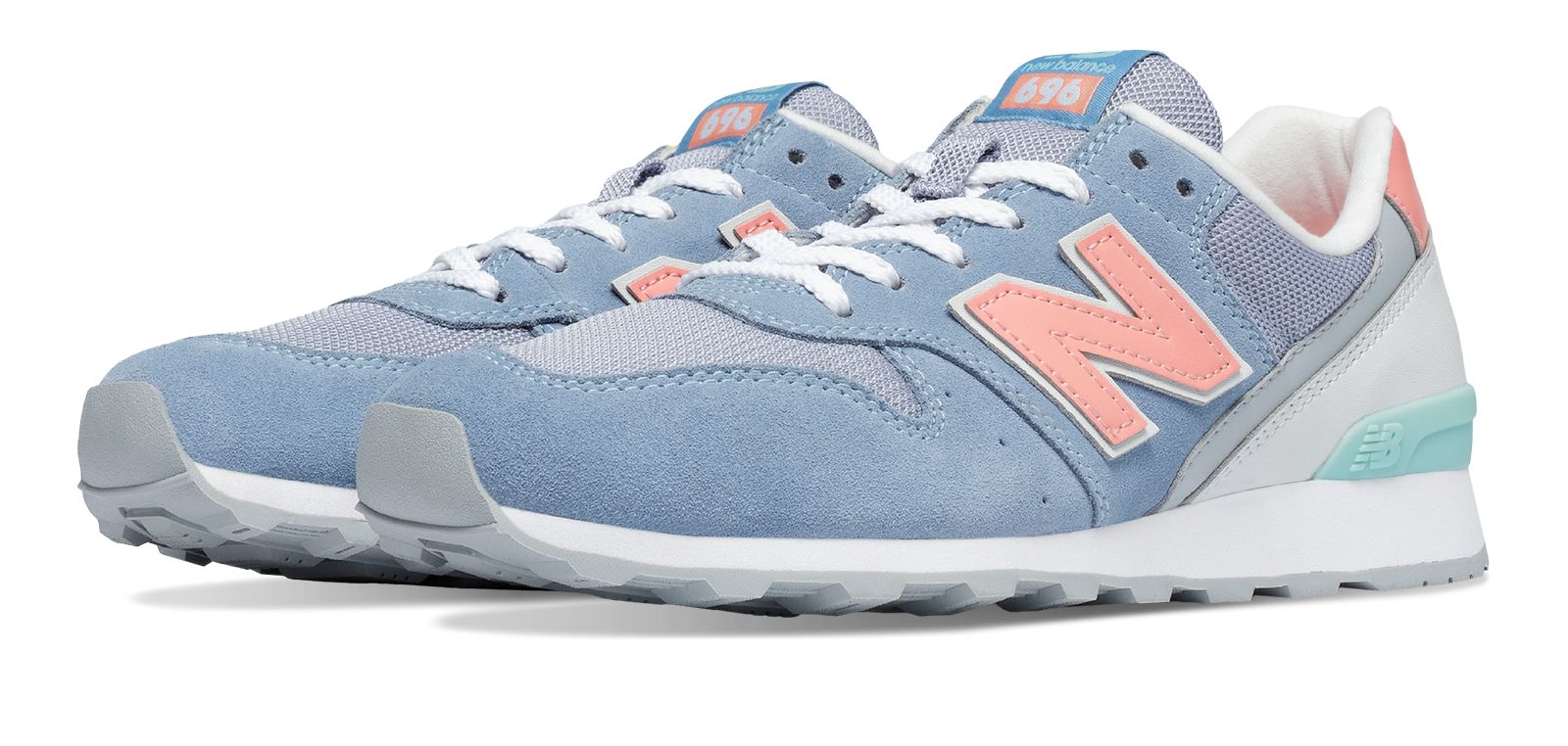 new balance 696 rose