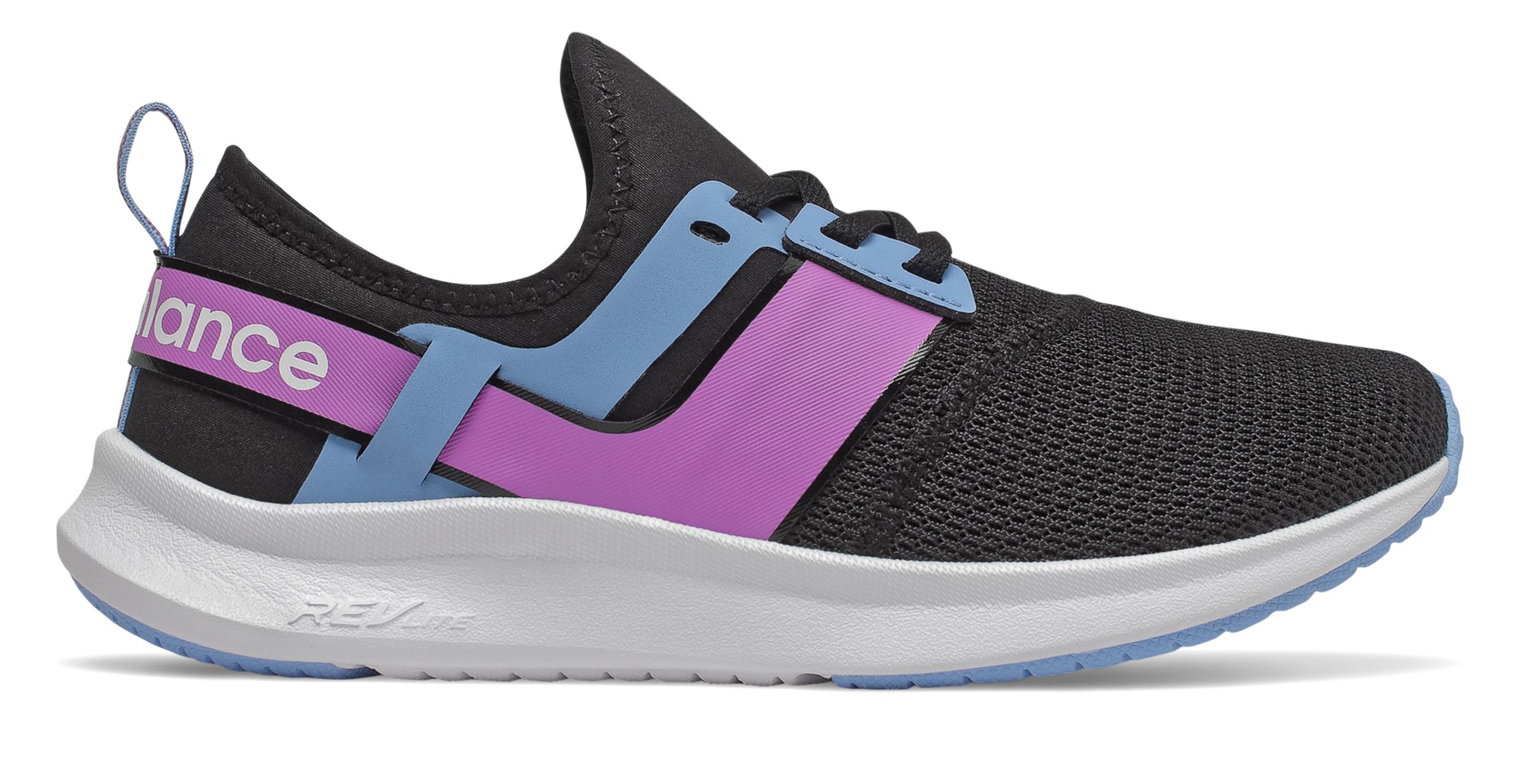 New Balance Women's NB Nergize Sport Shoes Black with Purple & Blue | eBay