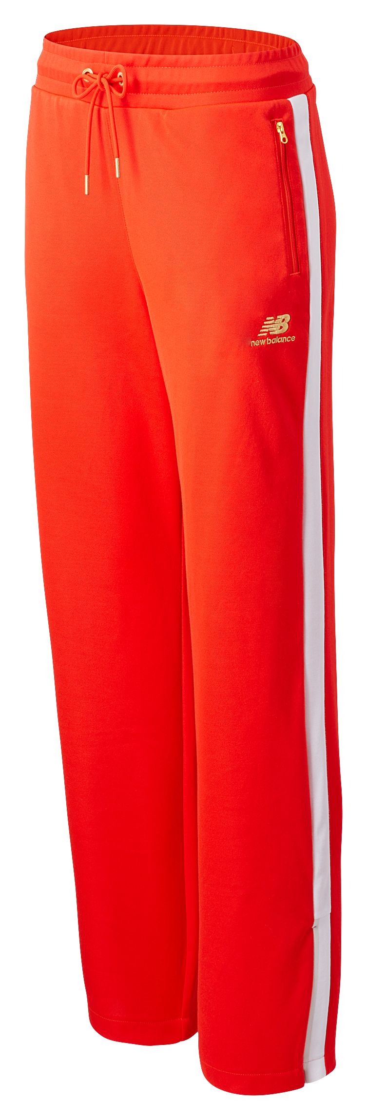 New Balance Women's NB Athletics Podium Wide Leg Track Pant Red | eBay