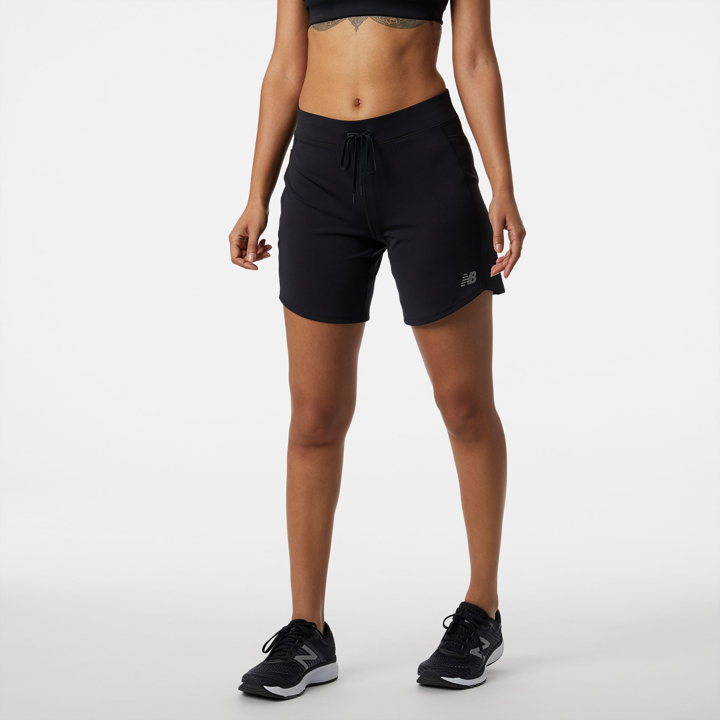 New Balance Women's Impact Run 2-in-1 Shorts Black