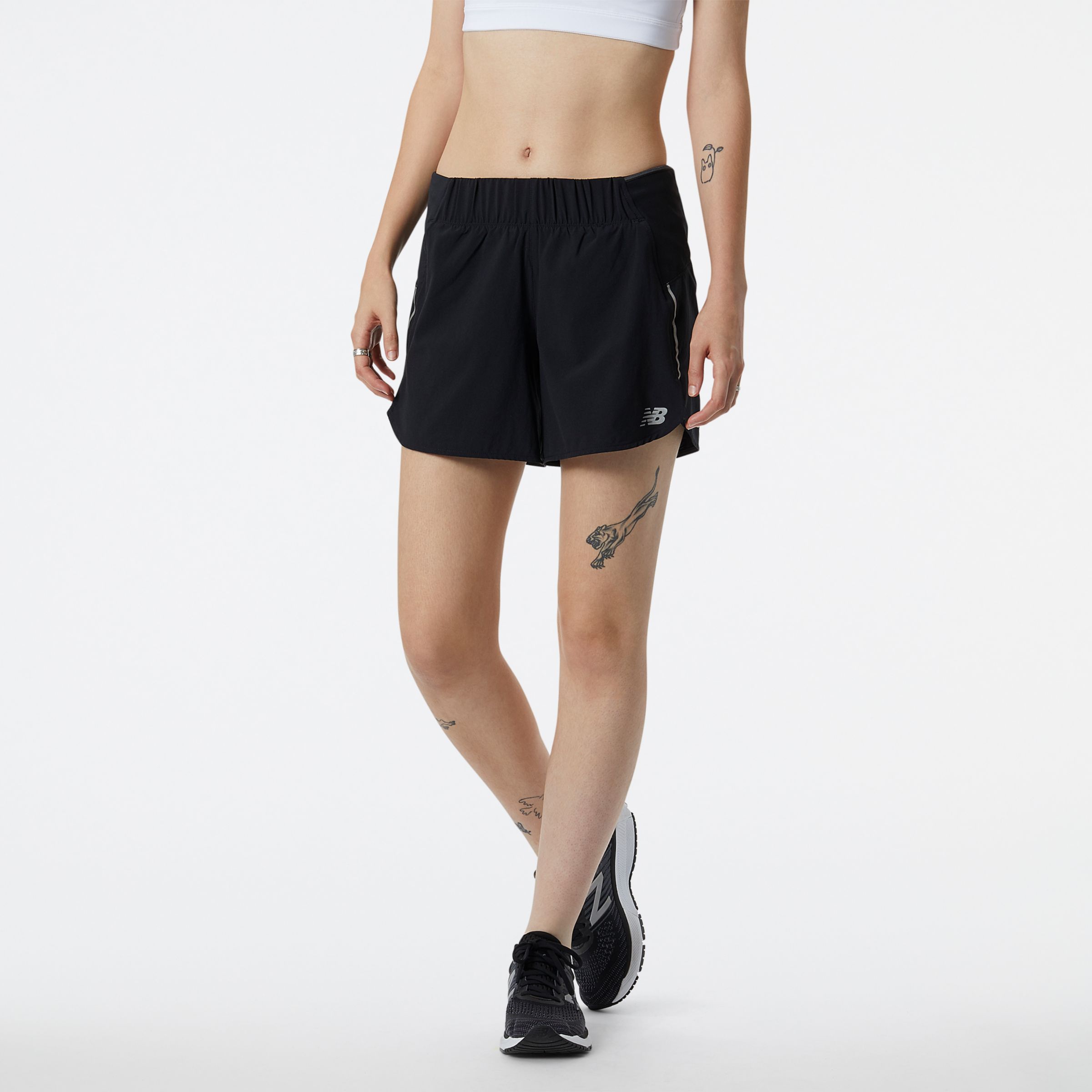 New Balance IMPACT RUN SHORT - Sports shorts - black 