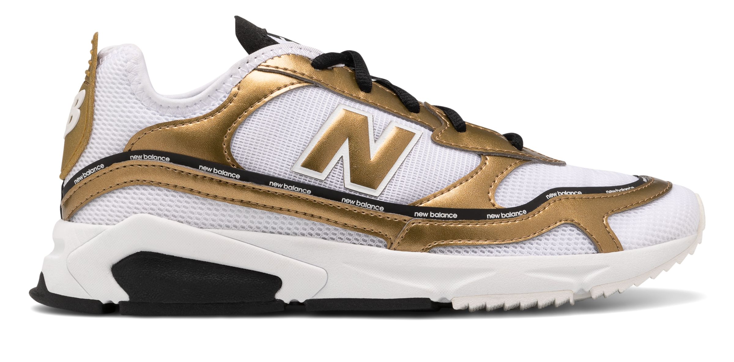 new balance gold white