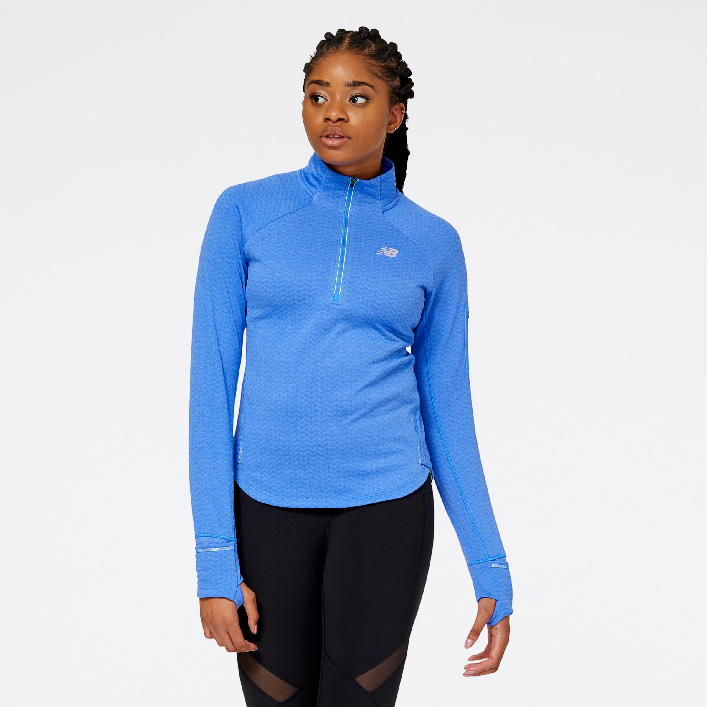 Sweatshirt New Balance Impact Run AT half-zip top 