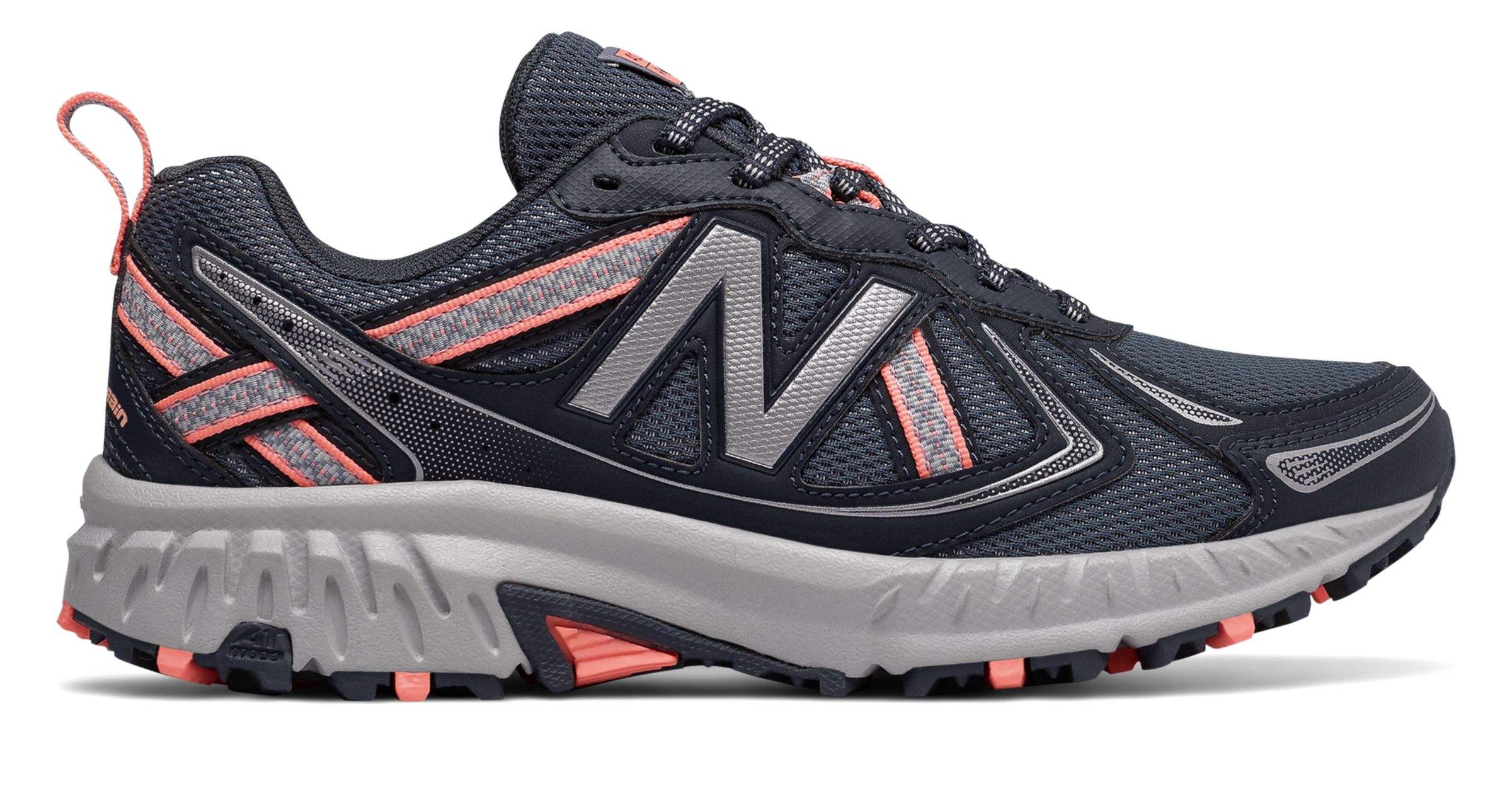 New Balance Women's 410v5 Trail Shoes Grey with Grey & Orange | eBay