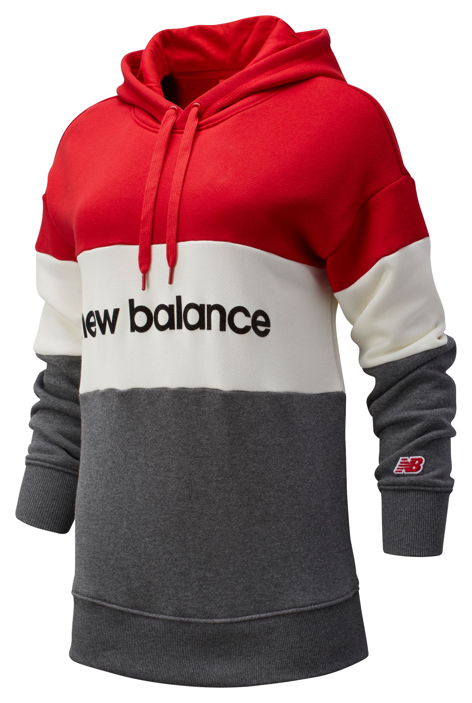 new balance red hoodie