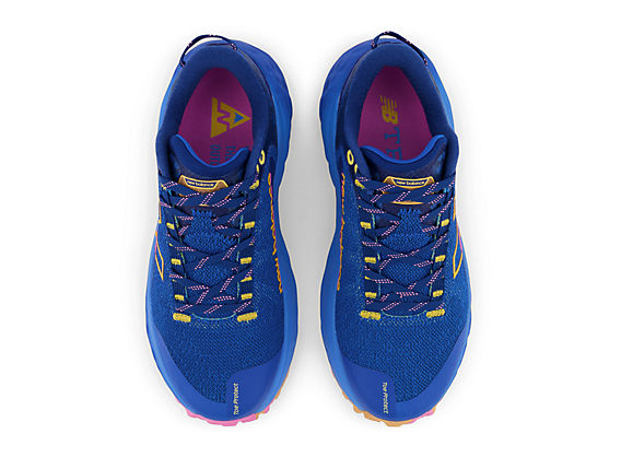 Women's Fresh Foam X More Trail v2, Blue with Apricot & Pink