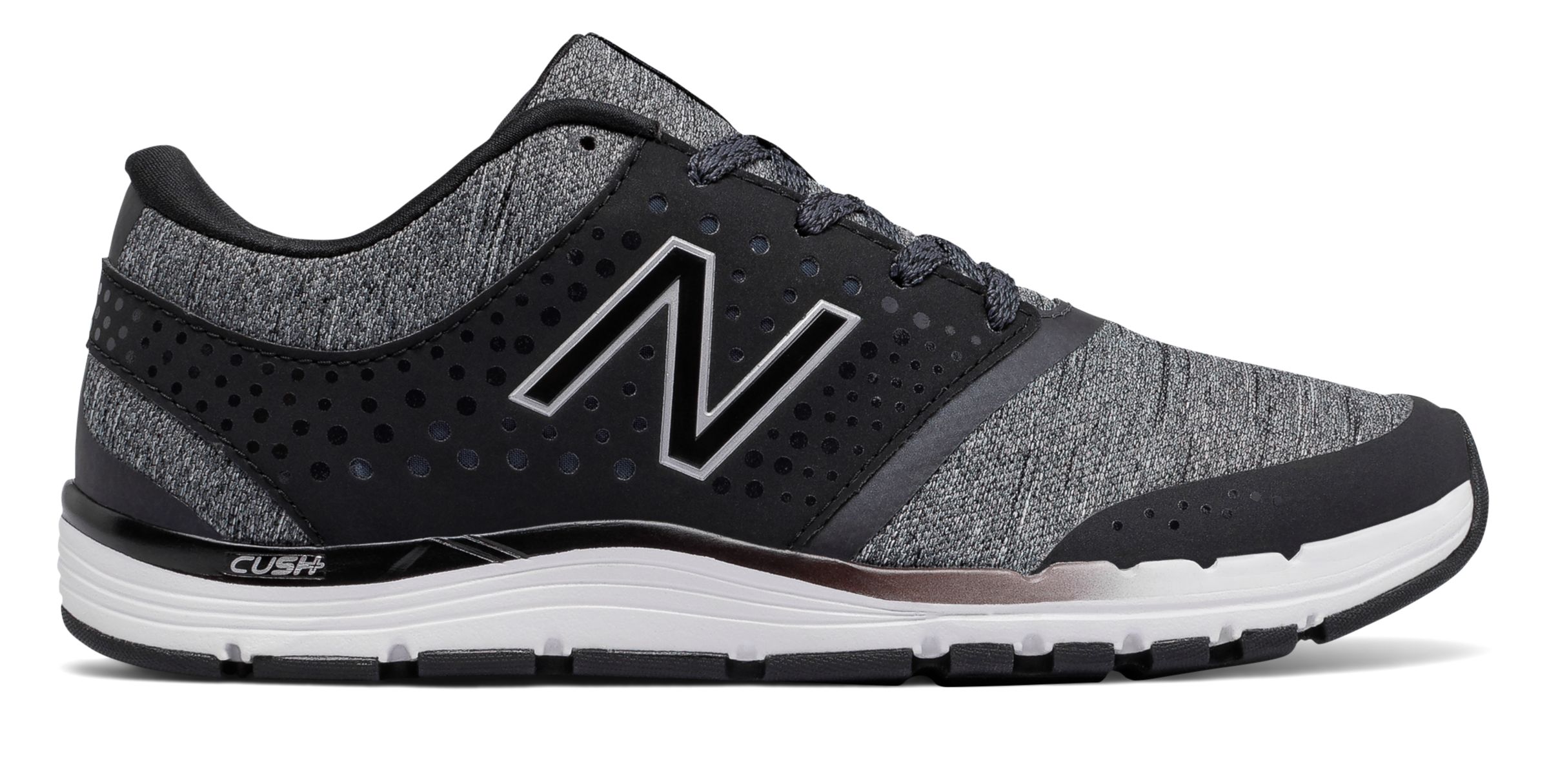 New Balance Women's 577v4 Heathered Trainer Shoes Black with Grey | eBay