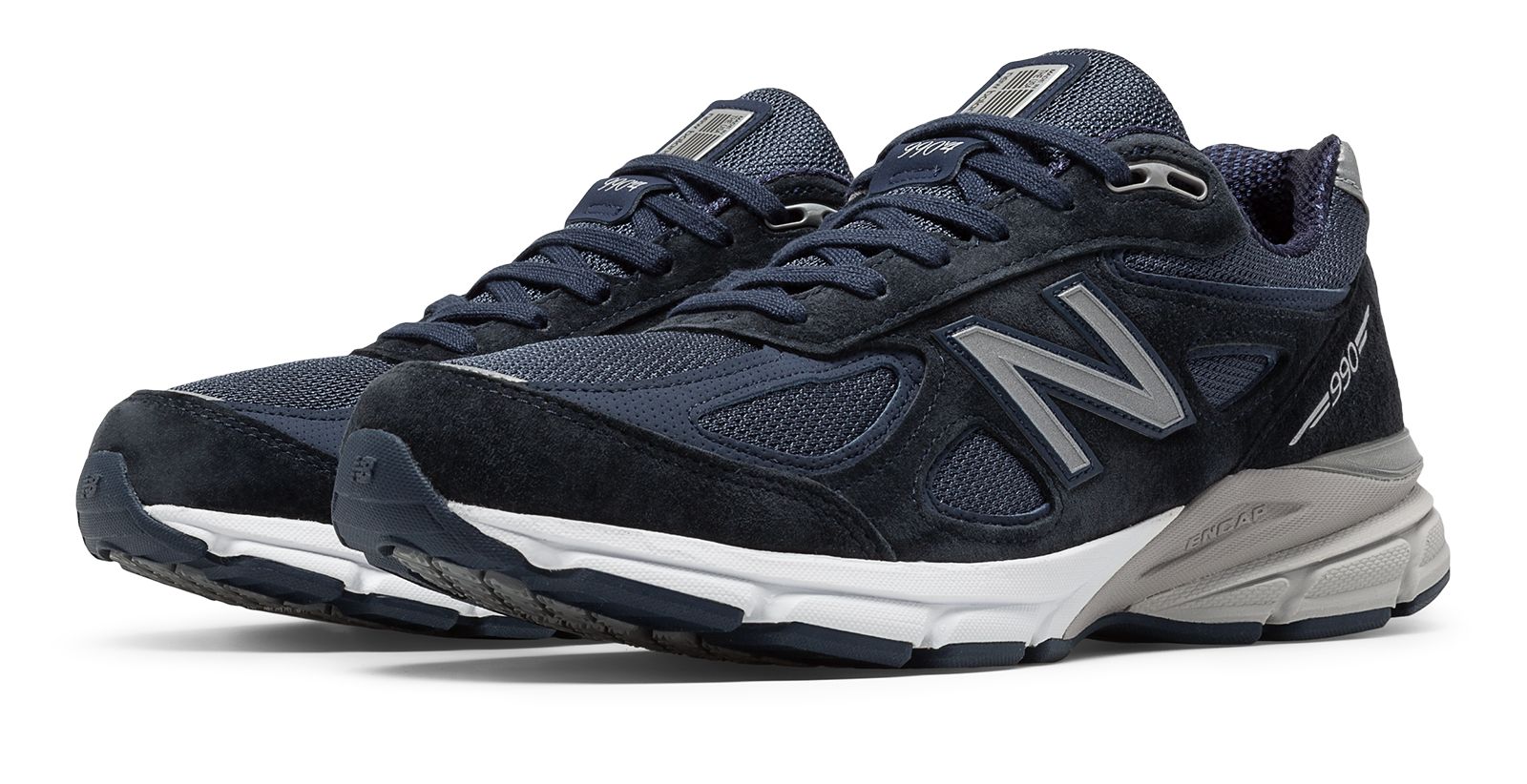 Factory Second New Balance Men's Made in US 990v4 Shoes Navy | eBay