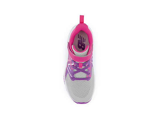 Rave Run v2 Bungee Lace with Top Strap, Summer Fog with Purple & Pink