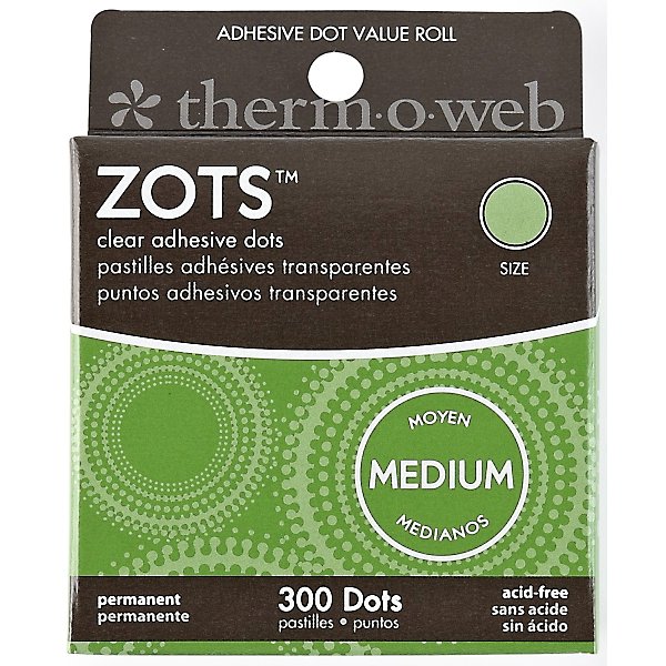 (Medium) - Zots Clear Adhesive Dots