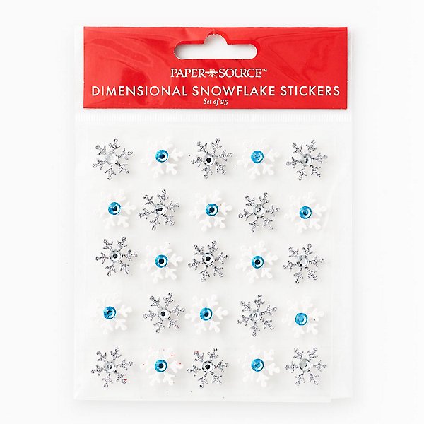 12 Packs: 10 ct. (120 total) Snowflake Dimensional Stickers by  Recollections™