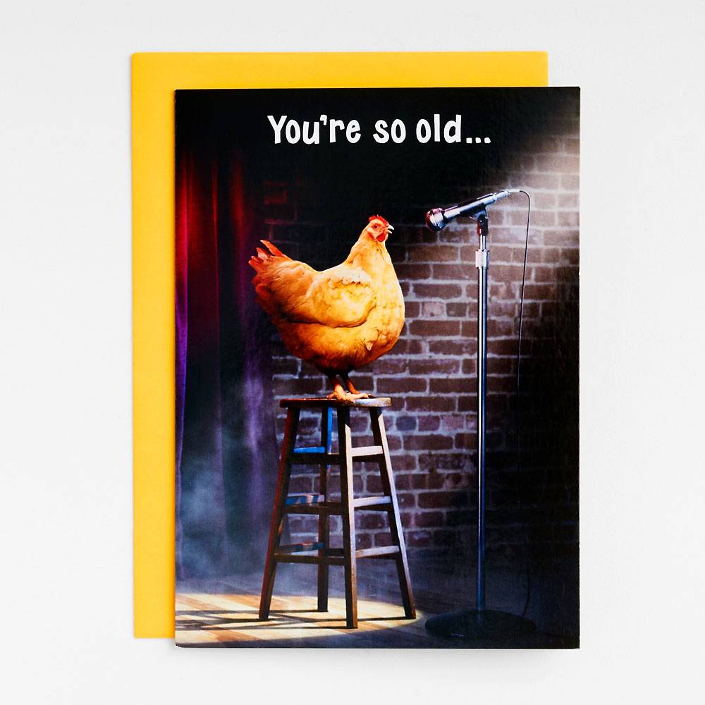 Greeting Card by Oatmeal Studios Rotisserie Chicken Funny Birthday Card 