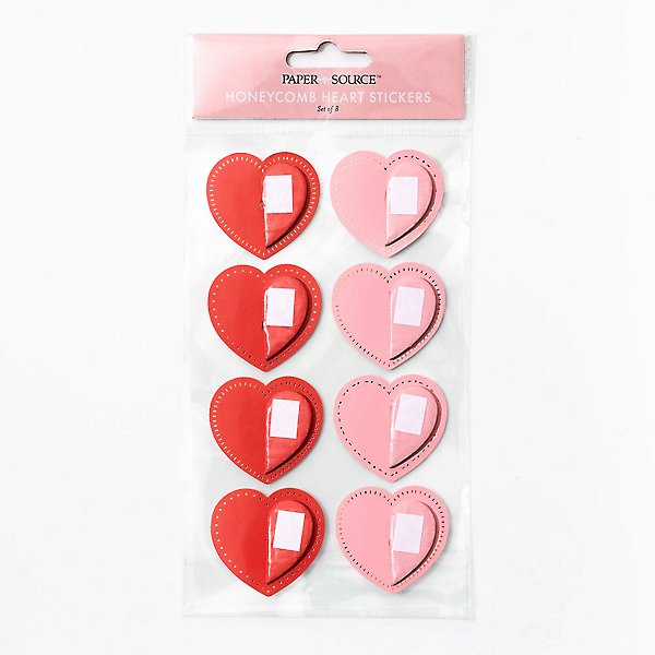 Paper Source Felt Heart Stickers