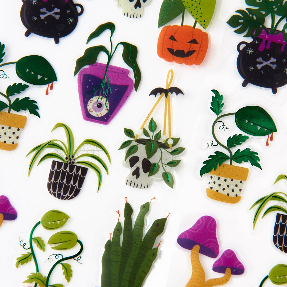 Spooky Plant Stickers
