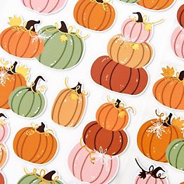 Harvest Pumpkin Stickers | Paper Source