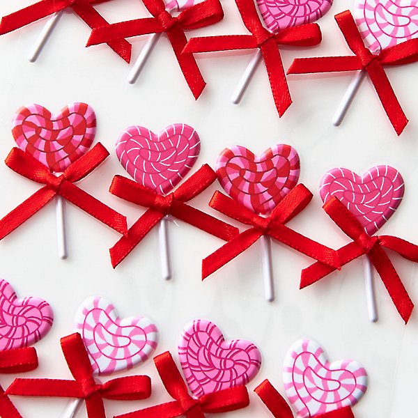 Lollipop Heart Stickers