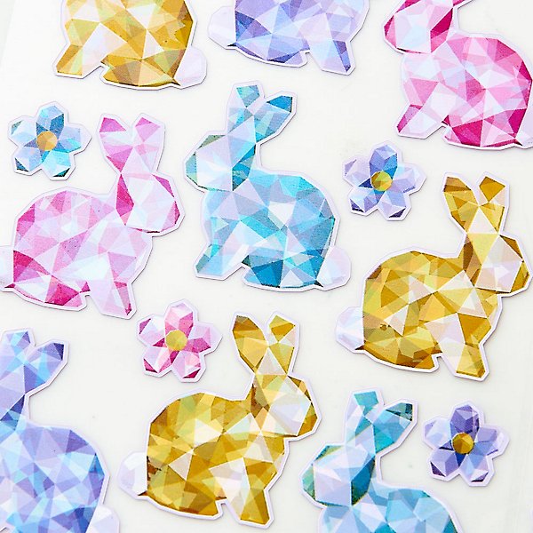 Crystal Stickers: Easter Rabbits Crystal Stickers: Easter Rabbits
