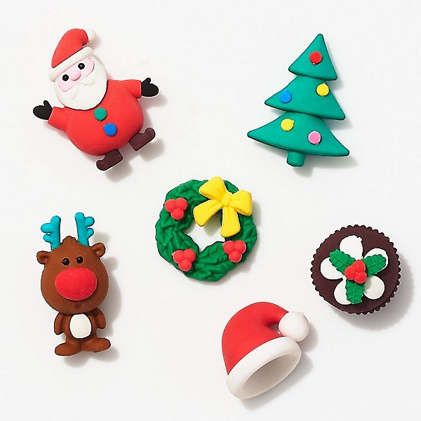 Toyvian Christmas Eraser 3 Boxes Eraser Eraser for Christmas Holidays School Gifts Taglia 1 Immagine 1 