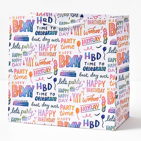Rainbow Happy Birthday - tissue paper