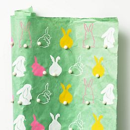 Cute Easter Wrapping Paper Bunnies Gift Wrap Candy Wrapping Paper