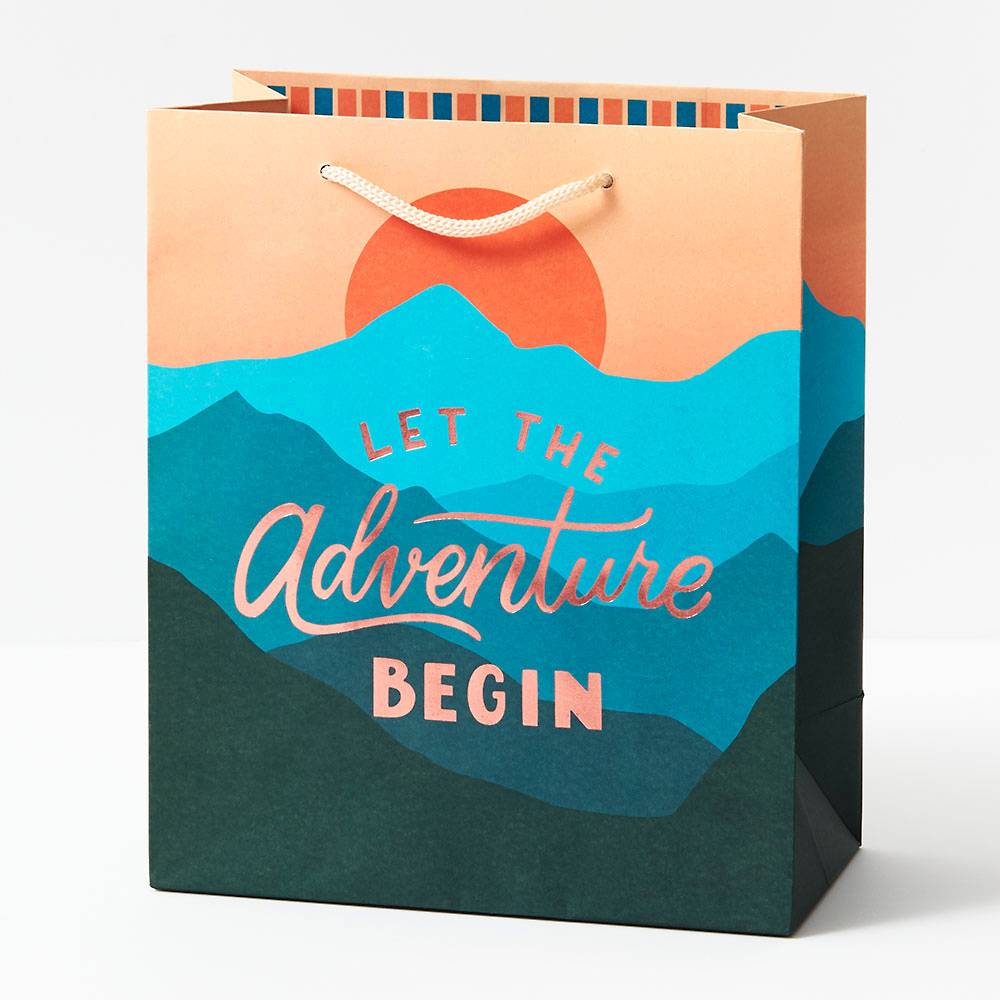 Let The Adventure Begin Medium Gift Bag