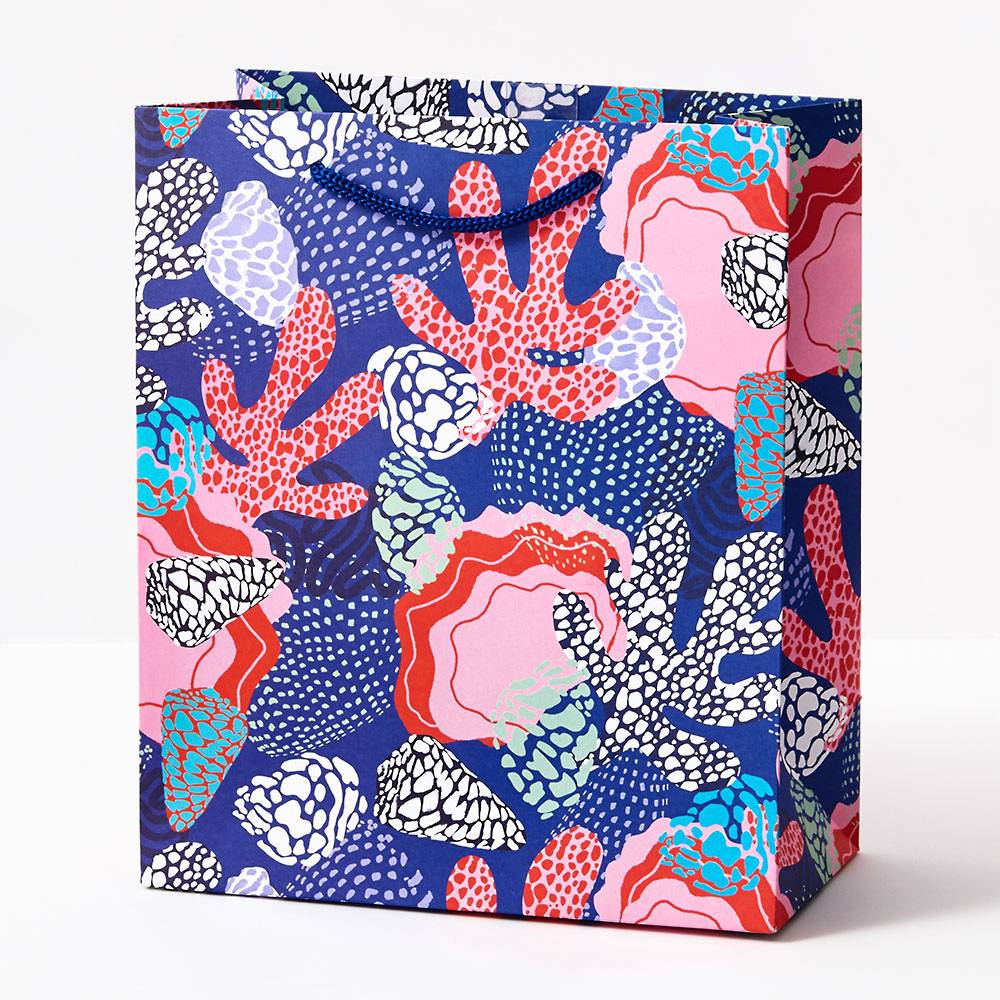 Funky Coral Medium Gift Bag
