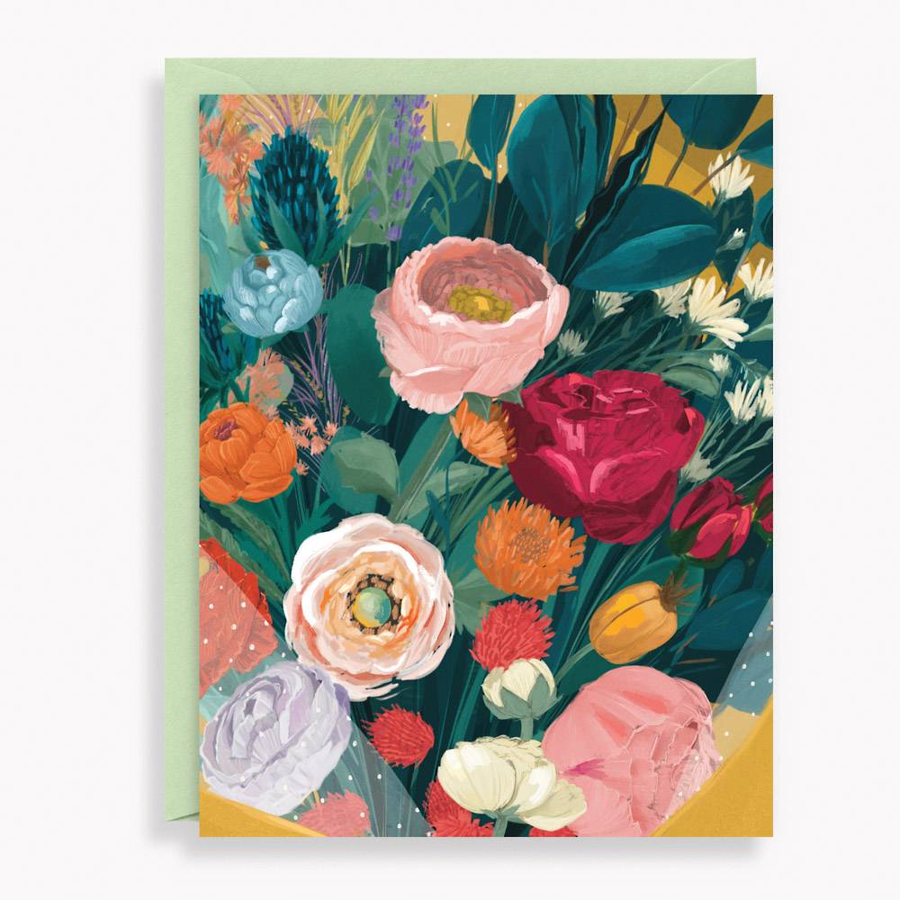 Painted Florals Stationery Set